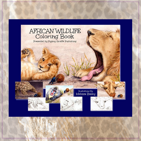African Wildlife Coloring Book